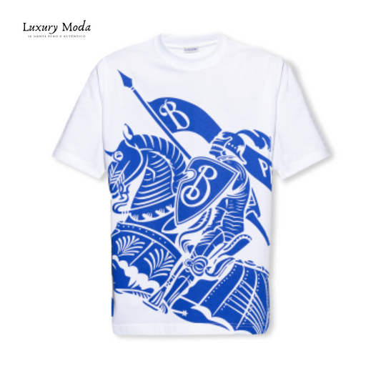 Camiseta Blanca y Azul